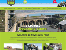 Tablet Screenshot of newhavenfort.org.uk